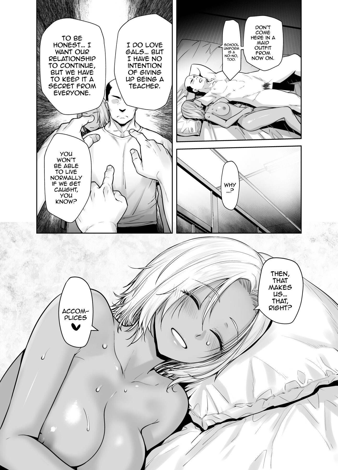 Hentai Manga Comic-The Black Gal Who Became The Homeroom Teacher's Maid 2-Read-33